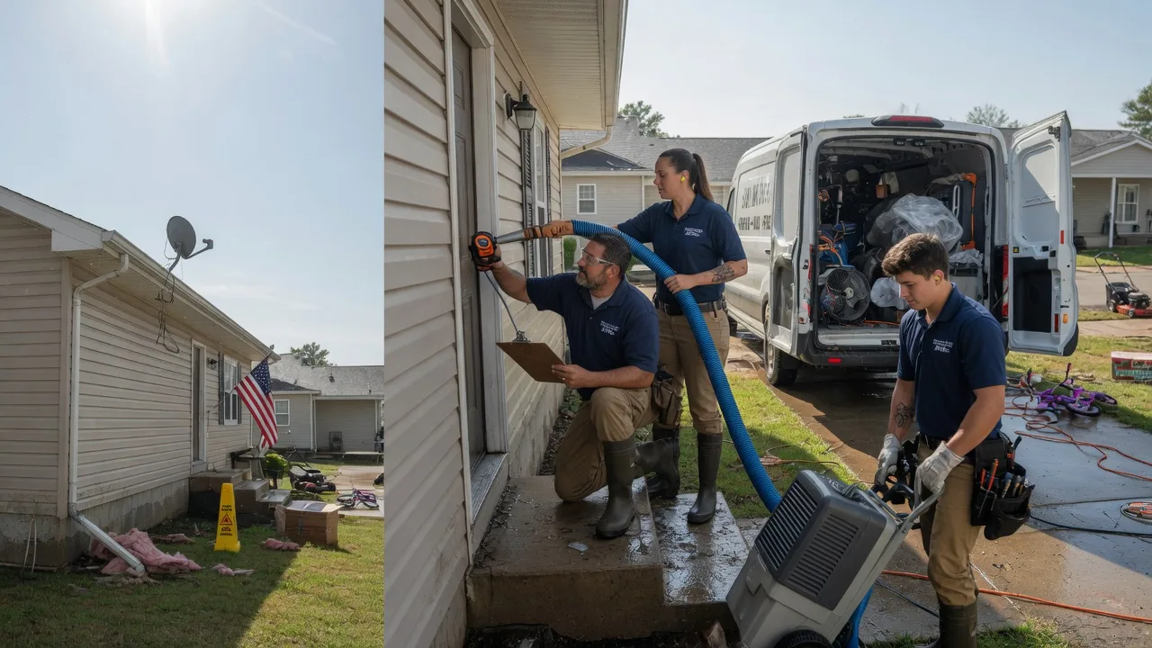 Ceiling Water Damage Restoration in Hubbard, TX near me